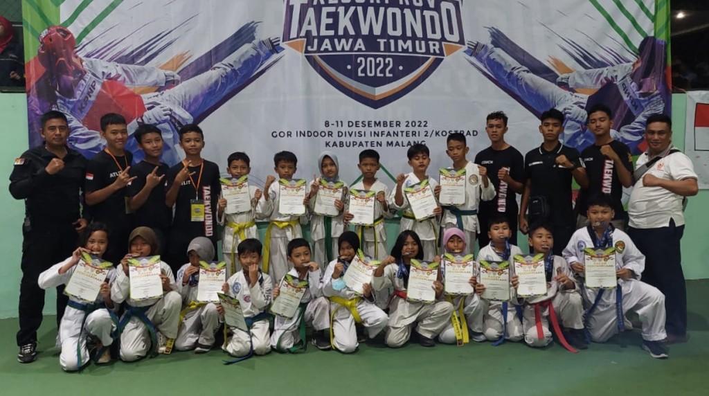 Atlet Taekwondo Kota Mojokerto, Berhasil Sabet 10 Medali Emas, 7 Perak serta 3 Perunggu