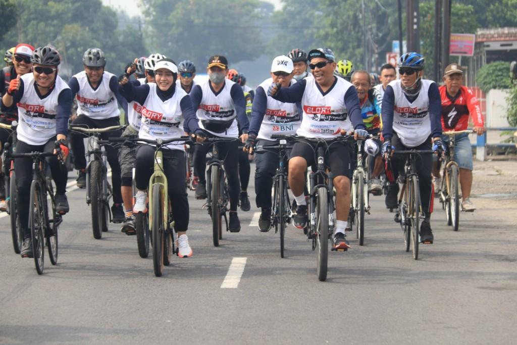 Peringati HUT TNI ke 77 Bupati Gowes Bareng Forkopkopimda