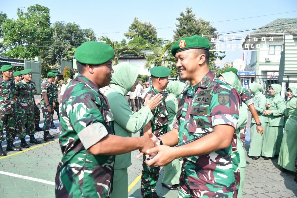Pimpin Serah Terima Jabatan 9 Danramil dan 4 Perwira Staf, Begini Pesan Dandim 0815/Mojokerto