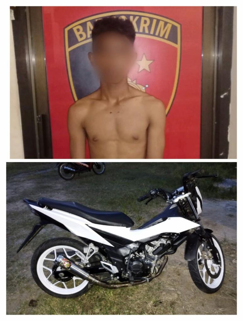 Pelaku Curanmor Berhasil Dibekuk Satreskrim Polsek Biromaru