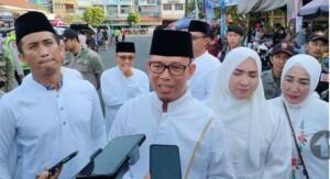 Pj Bupati OKU H. Teddy Meilwansyah Resmikankan Pembukaan Pasar Bedug.