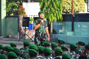 Dandim 0815/Mojokerto Minta Prajurit Jaga Soliditas, Sinergitas & Netralitas