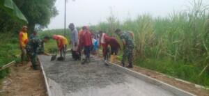 Pra TMMD Reguler Ke-116 Kodim 0815/Mojokerto Bangun Jalan Usaha Tani