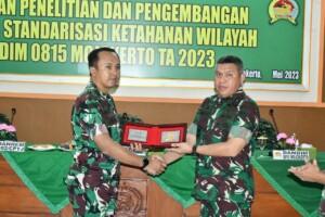 Kodim 0815/Mojokerto Terima Kunjungan Tim Litbang Pusterad
