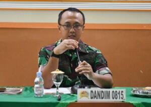 Kodim 0815/Mojokerto Bersama Pemkab Gelar Rakor Kesiapan TMMD Reguler Ke-116