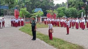 Tanamkan Wasbang Sejak Dini, Koramil 0815/05 Gedeg Sasar Pelajar