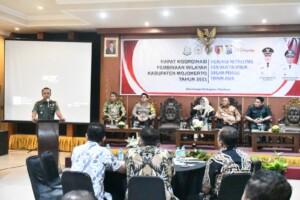 Rakor Binwil Bareng Forkopimda, Dandim 0815/Mojokerto Sampaikan Ini