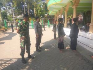 Koramil Gedeg Bareng Polsek Pantau Ujian Tingkat PS Pagar Nusa