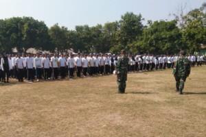 Kodim 0815/Mojokerto Gembleng Siswa SMK Taman Siswa
