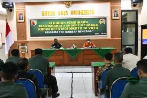 Kodim 0815/Mojokerto Bareng BPBD Sosialisasikan Tanggap Bencana