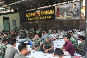 Kompak Jum’at Berkah Kodim Mojokerto, Dandim Sarapan Bareng Anggota