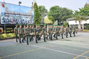 Semangat Personel Kodim 0815/Mojokerto Laksanakan Minggu Militer