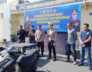 Polresta Mojokerto Luncurkan Aplikasi ILMU SEMERU dan Penyerahan BB Ranmor