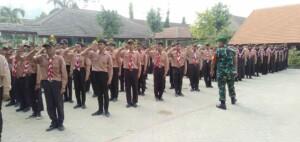 Peran Aktif Koramil 0815/17 Trawas Berikan Ilmu Kepemimpinan Di SMPN 2 Trawas