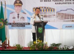 Pj Gubernur Sumsel Di Dampingi Pj Bupati OKU Resmikan Dua Pasar 