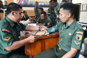 Tangkal Hepatitis B, Kodim 0815/Mojokerto Sempurnakan Vaksinasi Dosis 3