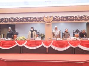 Paripurna DPRD Kabupaten Mojokerto Penyampaian Pandangan Umum Fraksi Atas Raperda APBD Tahun 2024