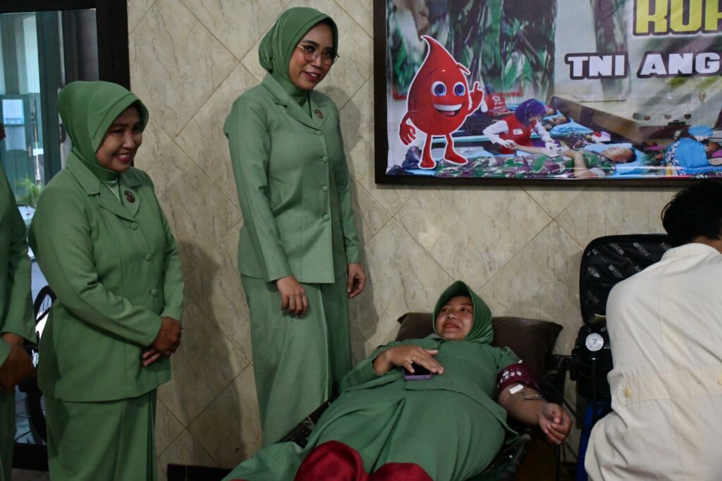 Donor Darah, Wujud Kepedulian Sosial Kodim 0815/Mojokerto