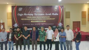 Coffee Morning KPUD OKU Bersama Ratusan Awak Media