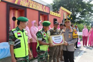 Berikan Support kepada Personel, Kapolresta Mojokerto Tinjau Kesiapan Pos Pam dan Pos Yan
