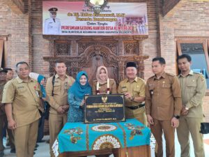 Bupati Mojokerto Resmikan Aula Desa Klinterejo