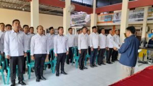 KPU Kota Mojokerto Resmi Lantik 28 Anggota KPPS Loksus Lapas Mojokerto