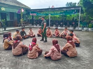 Koramil 0815/08 Dawarblandong Gembleng Calon Dewan Saka Wira Kartika