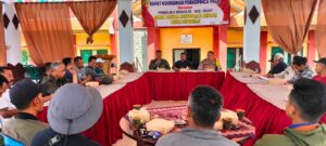 Rakor Forkopimcam, Danramil Pacet Ingatkan Potensi Bencana Alam