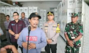 Pengecekan Gudang Logistik Pemilu Tahun 2024 Oleh Forkopimda Kota Mojokerto