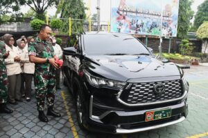 Kodim 0815 Terima Kendaraan Operasional dari Pemkot Mojokerto