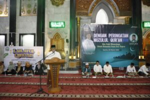 Malam peringatan Nuzulul Qur’an 1445 H Di Masjid Baitul Mukminin Jombang