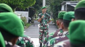 Dandim 0815/Mojokerto Pimpin Apel Pemberangkatan Cuti Lebaran 2024