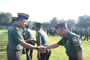Kodim 0815/Mojokerto Gelar Apel Pengecekan Personel Paska Libur Lebaran
