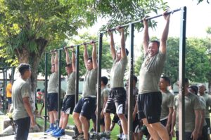 Persiapan UKP, Personel Kodim 0815/Mojokerto Jalani Pembinaan Fisik