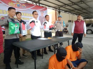 Dua Residivis Curanmor Berhasil Dibekuk Tim Resmob Tansa Trisna Polres Mojokerto Kota