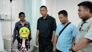 Tim Sahabat Teddy Bantu Balita Sakit Berobat Ke RSUD Ibnu Sutowo Baturaja