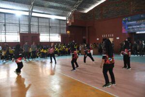 Babak Semifinal Voli Ranting Persit Kodim 0815/Mojokerto