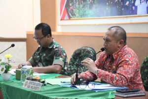 Kodim 0815 Bareng Pemkab Mojokerto Gelar Rakor Persiapan TMMD Ke-121 Tahun 2024