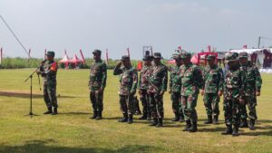 Apel Pengecekan Awal Personel Satgas TMMD Reguler Ke-121, Begini Arahan Dandim 0815/Mojokerto Selaku Dansatgas