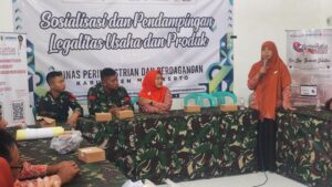 TMMD Reguler 121 Mojokerto, Berikan UMKM Kemudahan Legalitas Demi Tingkatkan Produktifitas