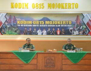Jelang Sertijab Dandim, Kodim 0815/Mojokerto Terima Kunjungan Tim Verifikasi Korem 082/CPYJ