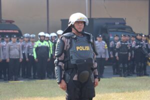 Ciptakan Pilkada Damai 2024, Polres Mojokerto Kota Gelar Simulasi Sispamkota