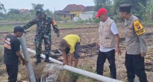 Kompak Tiga Pilar Pohkecik Tinjau Sumur & Pompa Air Untuk Kebutuhan Petani