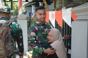 Satgas TMMD Ke-121 Mojokerto Pamit Undur Diri, Suasana Haru Selimuti Warga Desa Bandung