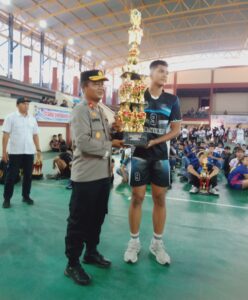 Final dan Penutupan Turnamen Bola Voli Kapolres Mojokerto Kota Cup 2024