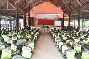 Kumpulkan Seluruh Babinsa Kodim 0815/Mojokerto, Danrem 082/CPYJ Ingatkan Netralitas