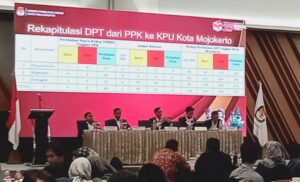 KPU Kota Mojokerto Gelar Rapat Pleno Terbuka Rekapitulasi DPT Pilkada 2024