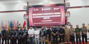 Deklarasi Kampanye Damai Bupati dan Wakil Bupati Mojokerto Pilkada 2024