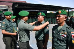 Pimpin Korp Raport, Dandim 0815/Mojokerto : Kenaikan Pangkat Jadikan Motivasi Kualitas Kerja & Pengabdian
