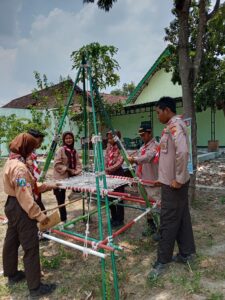 Koramil 0815/18 Gondang Sosialisasikan Saka Wira Kartika & Pra Rekrutmen Anggota Baru